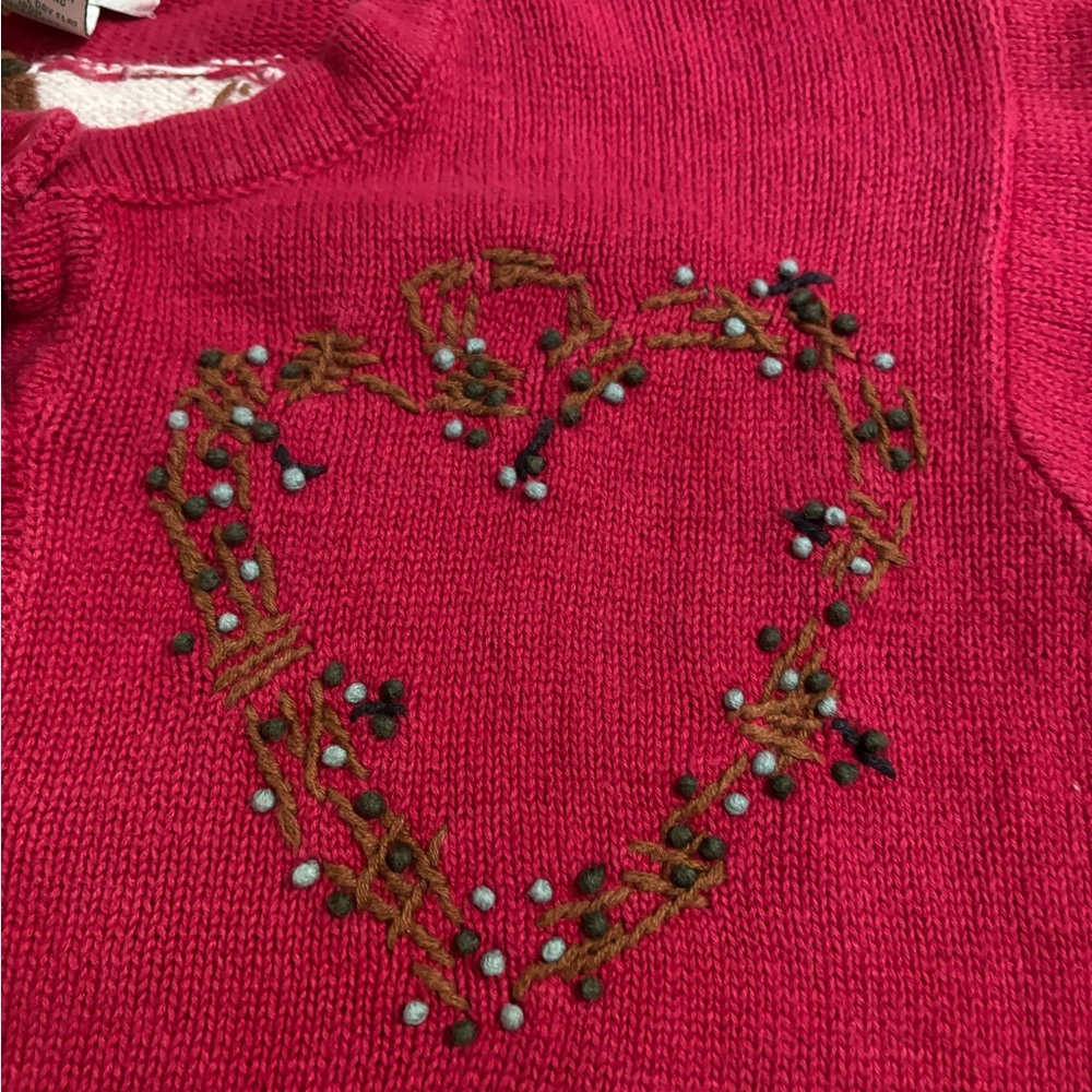 Vintage Quacker Factory Angel Christmas Cardigan | Size L Holiday - Picture 10 of 14